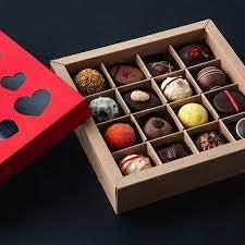 Silber Praline Geschenkbox
