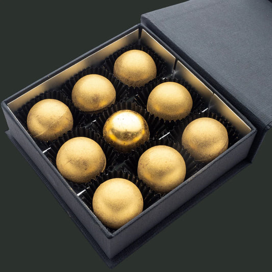 Deluxe 24K Blattgold Trüffel Praline handgefertigt